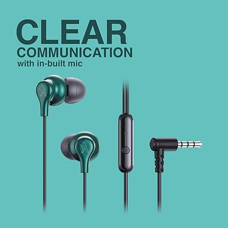 FINGERS SoundBoss Wired Earphones with in-Built Mic, Sturdy Cable and L-Pin (Emerald Green)
#SoundBoss #FINGERSEarphones #CrystalClearSound #WiredForMusic
#PlugInPlayOn #MusicOnTheGo
#AudioExperience #FeelTheBeat
#PureSoundVibes #WiredPerfection
#MusicLovers #SoundBossExperience
#MadeInIndia #indigenousshop