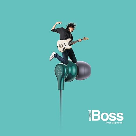 FINGERS SoundBoss Wired Earphones with in-Built Mic, Sturdy Cable and L-Pin (Emerald Green)
#SoundBoss #FINGERSEarphones #CrystalClearSound #WiredForMusic
#PlugInPlayOn #MusicOnTheGo
#AudioExperience #FeelTheBeat
#PureSoundVibes #WiredPerfection
#MusicLovers #SoundBossExperience
#MadeInIndia #indigenousshop