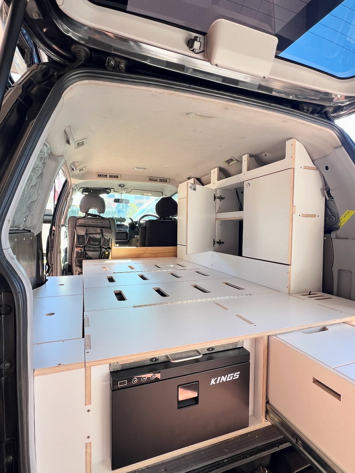 Mitsubishi Delica D4 SWB ✅
Built for functionality, comfort, and everyday ease — this compact layout makes the most of every inch:
🔹 Full kitchen drawer (Driver side)
🔹 30L fridge cavity (Passenger side)
🔹 Support for existing table — right above the fridge
🔹 Covered wheel arches for a clean finish
🔹 Backrest system for flexible seating
🔹 Seat & storage cabinet behind the passenger seat — with 400mm walkway to the bed
🔹 Floor platform connecting bed and storage
🔹 Full-length side cabinet with shelves, locking door & U-tray top
Designed to keep life on the road simple, efficient, and dialed in.
This Delica is ready to roll.
#KataDelica #DelicaD4 #Delica #mitsubishidelica #KataMitsubishi #Delicavan #DelicaAus #4wdvan
#vanbuild #australiavanlife #fitoutvan #camperconversion #camperlife #nomadlife #VanLife #campervan #vanconversion #vanlifevirals #campervanconversion #tinyhome #homeonwheels #vanlifeideas #offgrid #outdoorliving #roadtrip #DelicaD5 #mitsubishicampervan #mitsubishidelicaL400 #VanLife #TravelEssentials #fullconversion