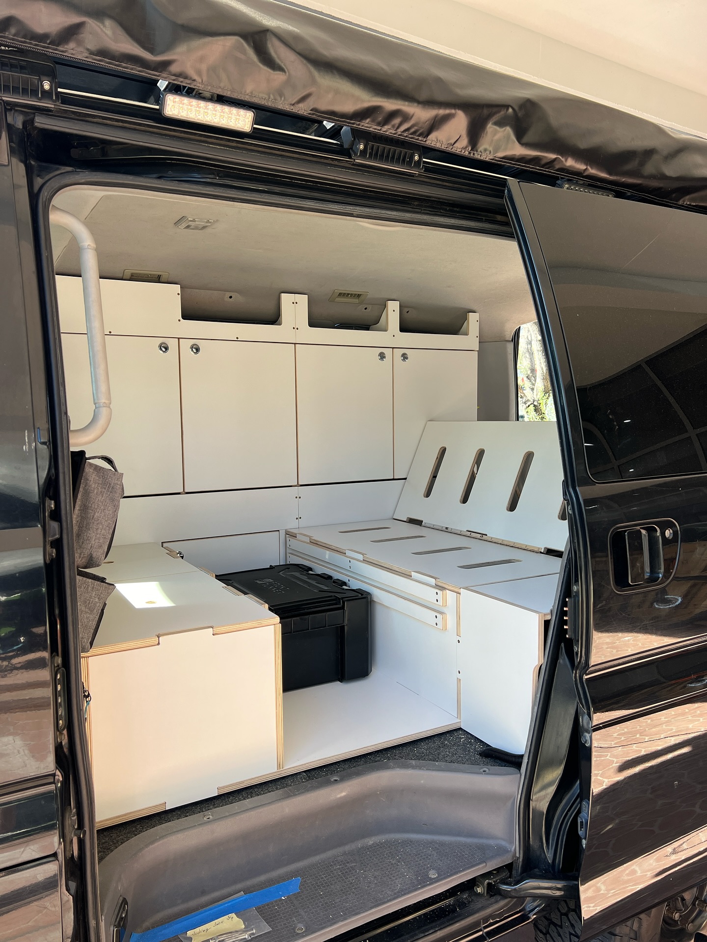 Mitsubishi Delica D4 SWB ✅
Built for functionality, comfort, and everyday ease — this compact layout makes the most of every inch:
🔹 Full kitchen drawer (Driver side)
🔹 30L fridge cavity (Passenger side)
🔹 Support for existing table — right above the fridge
🔹 Covered wheel arches for a clean finish
🔹 Backrest system for flexible seating
🔹 Seat & storage cabinet behind the passenger seat — with 400mm walkway to the bed
🔹 Floor platform connecting bed and storage
🔹 Full-length side cabinet with shelves, locking door & U-tray top
Designed to keep life on the road simple, efficient, and dialed in.
This Delica is ready to roll.
#KataDelica #DelicaD4 #Delica #mitsubishidelica #KataMitsubishi #Delicavan #DelicaAus #4wdvan
#vanbuild #australiavanlife #fitoutvan #camperconversion #camperlife #nomadlife #VanLife #campervan #vanconversion #vanlifevirals #campervanconversion #tinyhome #homeonwheels #vanlifeideas #offgrid #outdoorliving #roadtrip #DelicaD5 #mitsubishicampervan #mitsubishidelicaL400 #VanLife #TravelEssentials #fullconversion